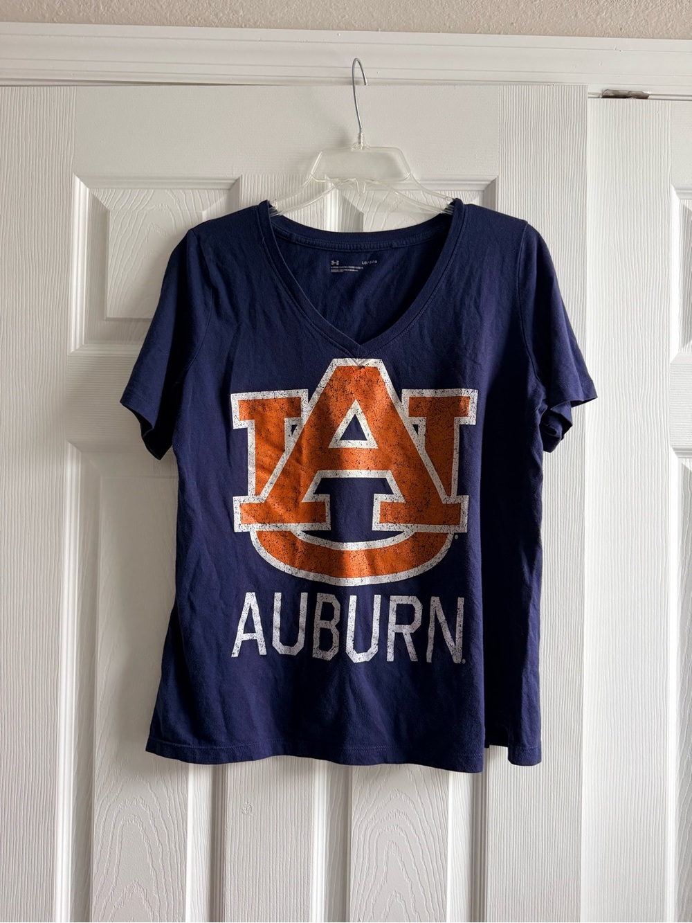 Auburn Under Armour Navy V-Neck